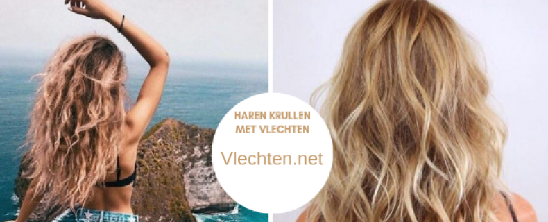 haar krullen met vlechten