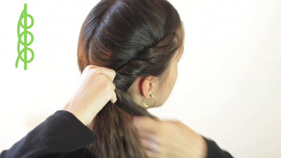 haar vlechten voor krullen